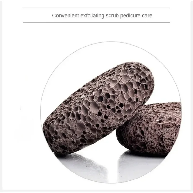 Pedra-pomes natural para limpeza de pés, ferramenta de massagem para cuidados com calos, removedor duro morto, ferramentas de pedicure, cuidados com os pés, gesso brusko