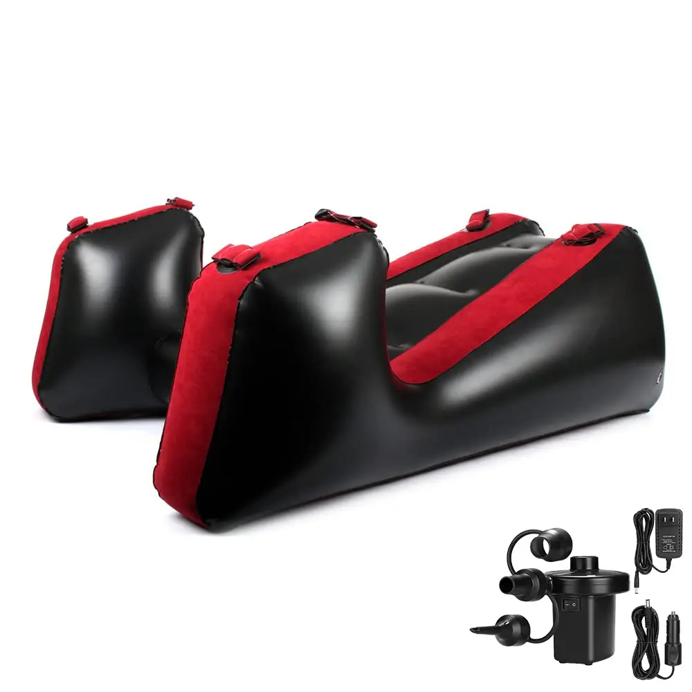 

Inflatable De Chair With Air Pump, Lounger Sofa For Indoor Living Room Bedroom, Outdoor Travel Camping Picnic Beach Chaise