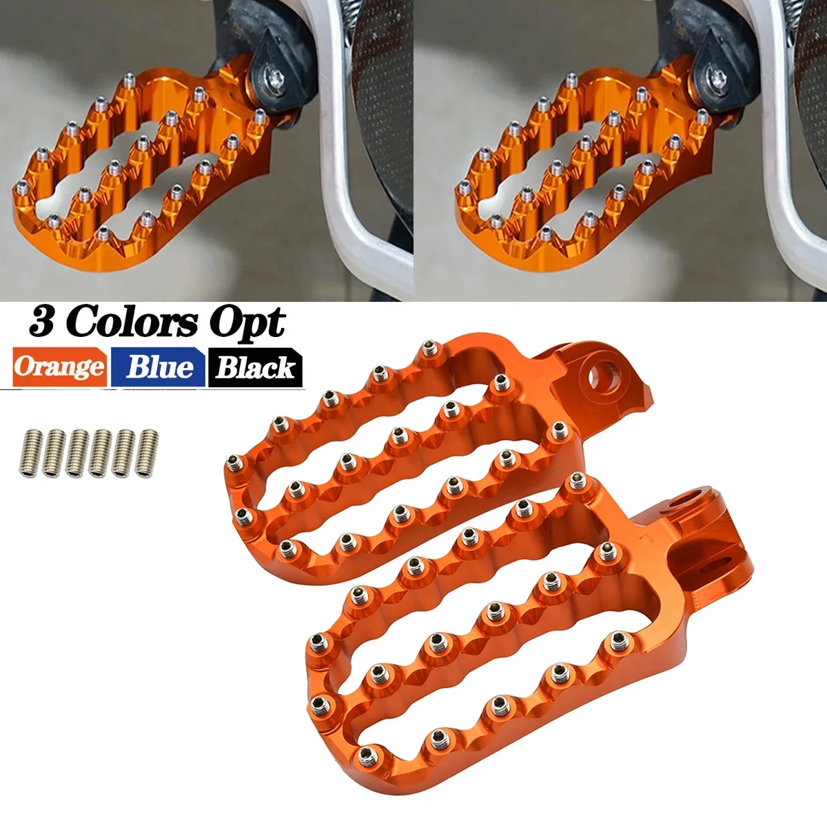 High‑Performance Sturdy CNC Alloy Extended Footpeg For KTM 690 SMC 790 890 1090 1190 1290 Adventure R For Husqvarna 701