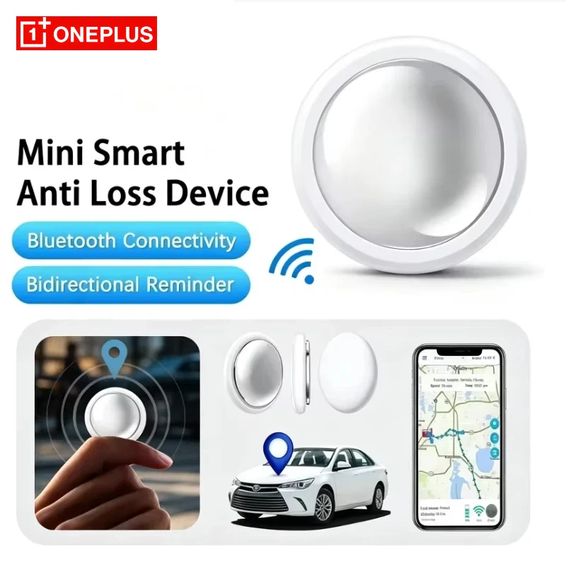 Oneplus Mini  Airtag Bluetooth GPS Trackers IPX 5 Waterproof Sport Tracking Find My Elderly Kids Pets Available Mini Finders