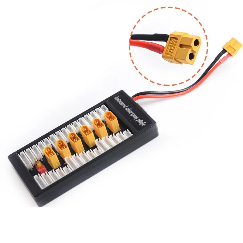 

6-в-1 XT60 T Plug IMAX B6AC параллельное зарядное устройство 2S-6S Lipo аккумулятор для радиоуправляемого дрона автомобиля/лодки для B6AC B8 безопасная быстрая зарядка