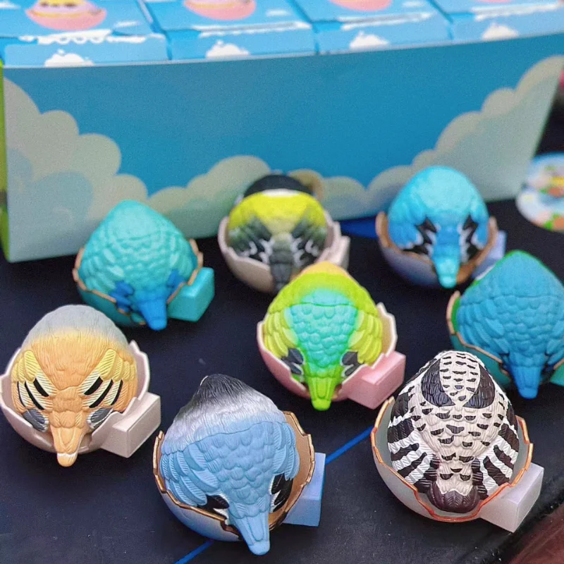 Original dodowo jojo pássaro v4 sonho ilha série caixa cega gordura jojo kawaii pássaro estatuetas caixa mistério quarto ornamento presente do feriado