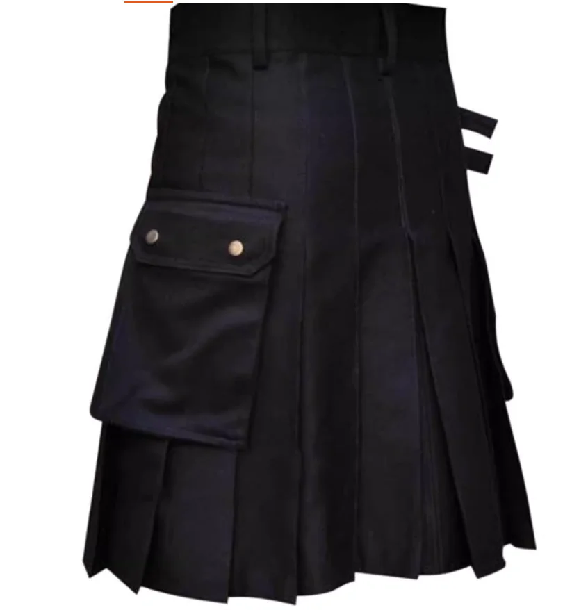 Picture 4: Scottish men's pocket pleated skirt