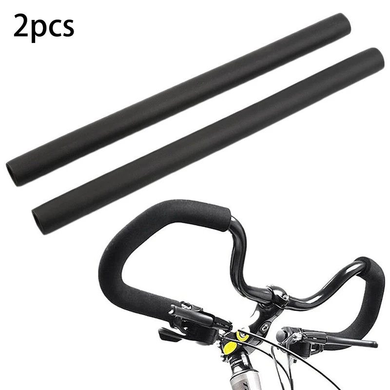 Hot 1Pair Bicycle Bike Handlebar Grips Cover Racing Bike Sponge Foam Tube Flexible Cuttable Anti-slip Cycling Sponge Cover