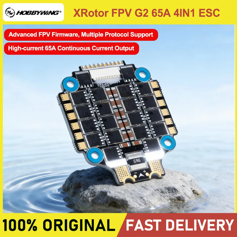 Hobbywing XRotor FPV G2 65A 4IN1 ESC 3-6S LIPO Speed Controller For FPV Racing Drone Multirotor Quadcopter