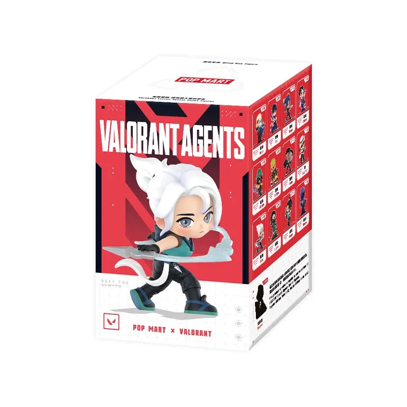 Original POP MART VALORANT Classic Agents Serie Blind Box Figuren Mystery Box Dekoration Sammlerstück Spielzeug Fan Geburtstagsgeschenk