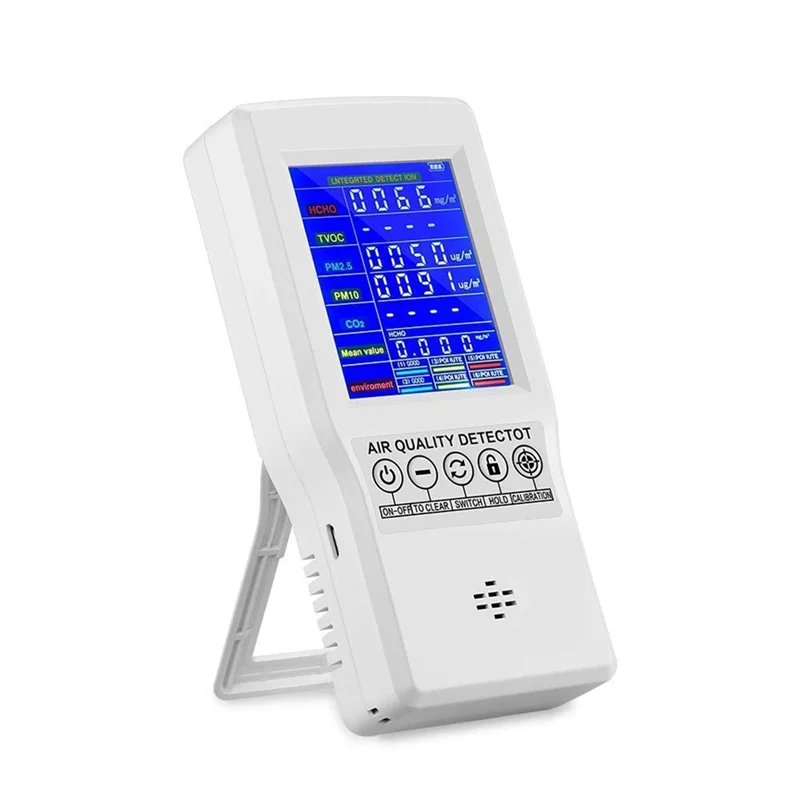 

New Air Quality Monitor BIAOLING Accurate Tester for CO2 Formaldehyde(HCHO) TVOC PM2.5/PM10 Multifunctional Air
