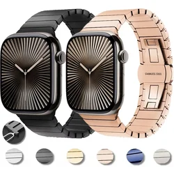 Metal Strap for Apple Watch 11 10 42mm 46mm Band 9 8 7 45mm 41mm 6 5 4 44mm 40mm Stainless Steel Bracelet iWatch Ultra 3 2 49mm