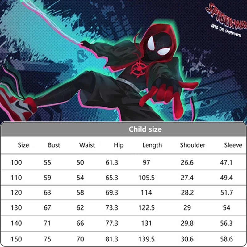 Anime Superhero Spiderman Costume Miles Morales Cosplay Zentai Bodysuit Faceshell Halloween Costumes