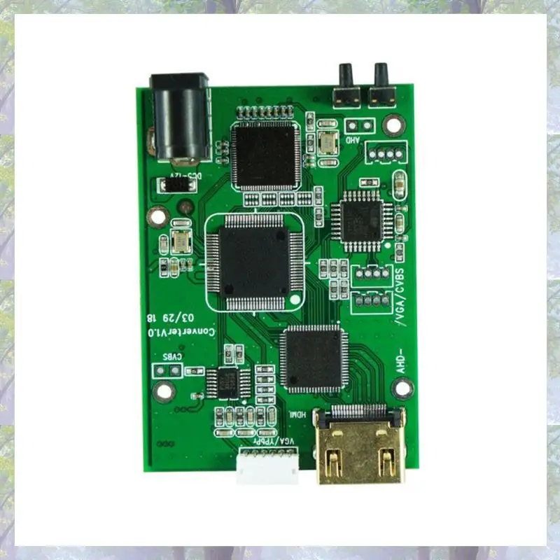 

T82C Hot Sale-AHD41 4-In-1 HD Video Signal Convertor Board AHD TVI CVI CVBS Signal To -Compatible VGA CVBS Signal Convertor