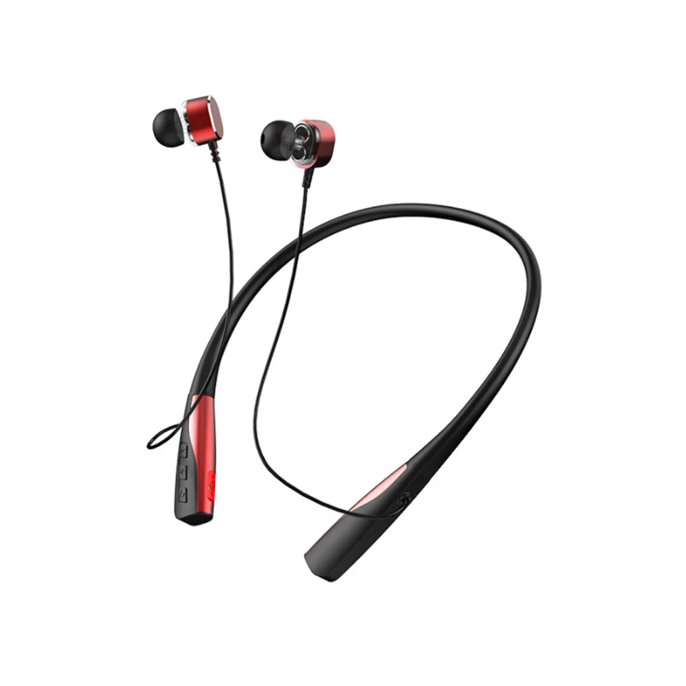 

Earphone Neck Hanging Design Ergonomic Lightweight Stereo Sound Ipx5 Waterproof Wireless Headset For Running