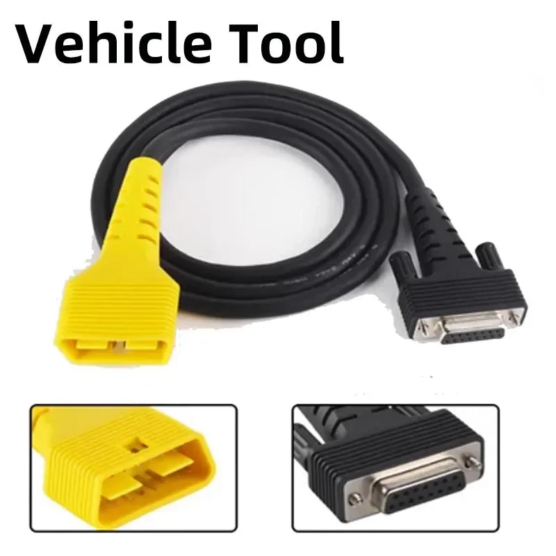 

OBD OBDII 16-контактный 16-контактный разъем для DB15-контактный соединительный кабель для запуска CR981 CR982 CR971 CR972 HTT EV17 Главный кабель SRS Ремонтный кабель