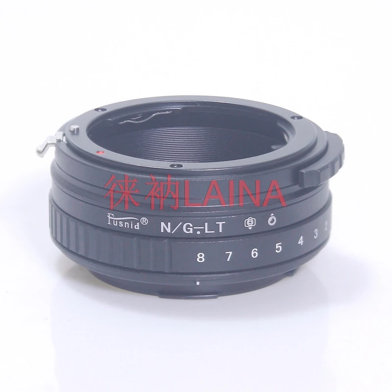 FUSNID N/G-LT Tilt&Shift Lens Adapter 360° Swivel for Nikon G D Lens to Leica L Mount SL SL2 CL TL TL2 Camera