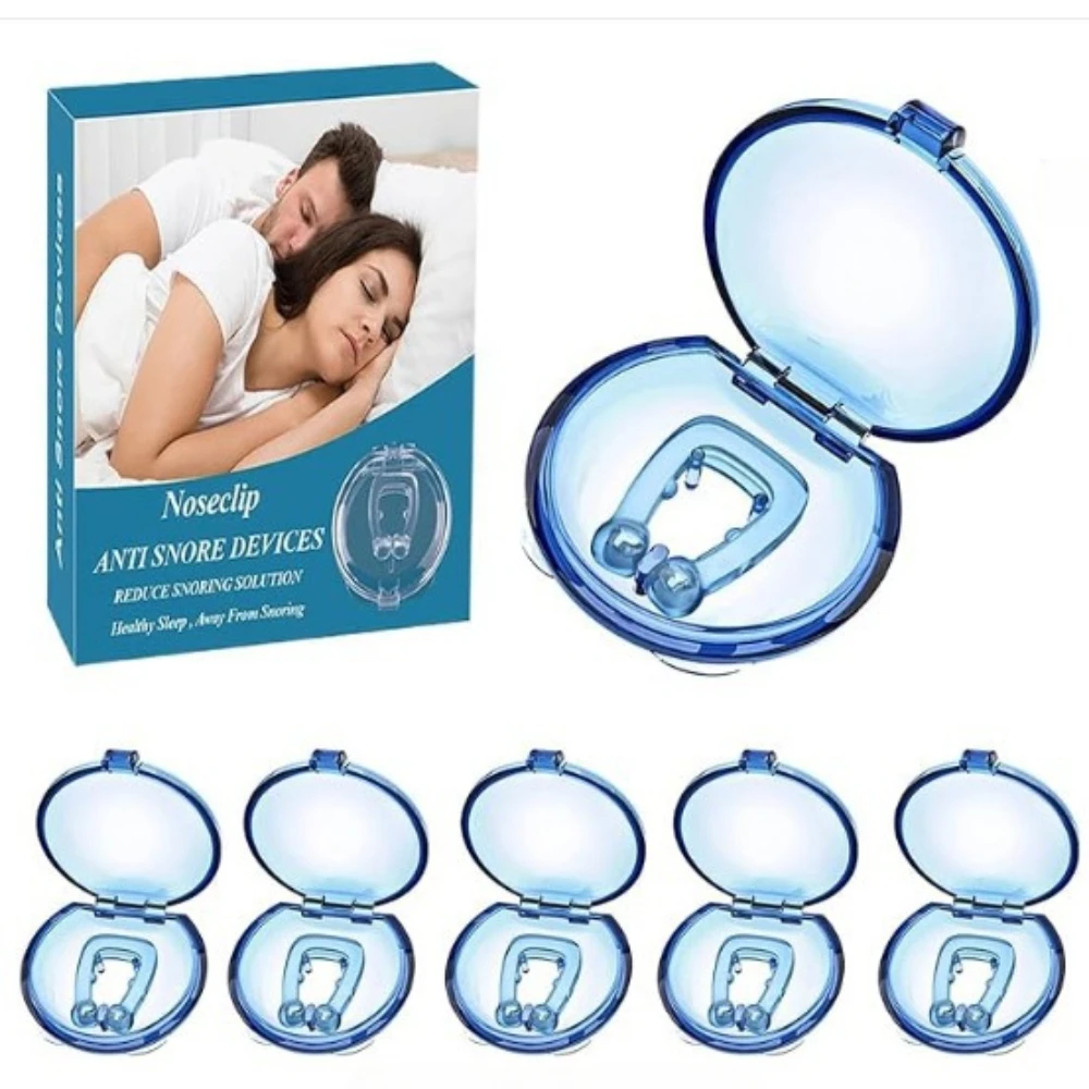 Mini pince-nez magnétique en silicone, aide au sommeil, anti-sicing, anti-sicing physique