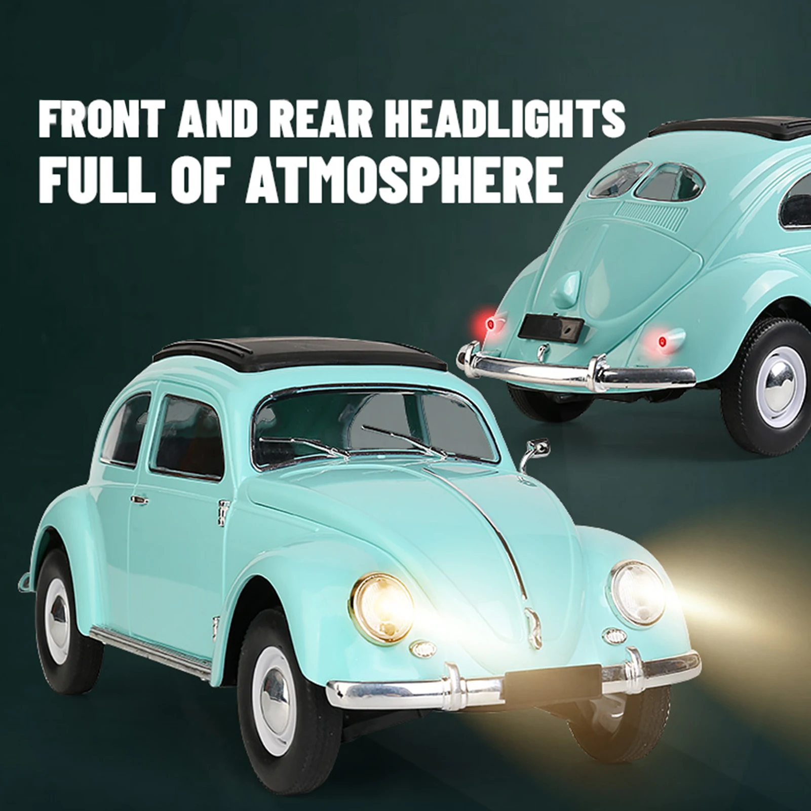 1:16 2.4 جيجا هرتز سيارة التحكم عن بعد 4CH كامل النطاق سيارة العجلات الخلفية LED 1950 نموذج اللعب على الطرق الوعرة تسلق شاحنة