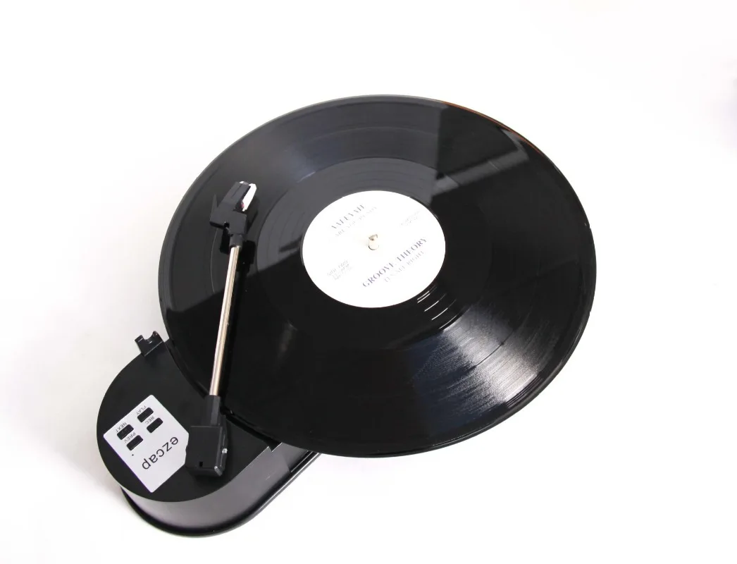 Imagem -05 - Mini Registro de Vinil com Rotação Direta Fonógrafo Eletrônico Disco u Mp3 Velocidade Dupla 33 Rpm 45 Rpm Ezcap613p