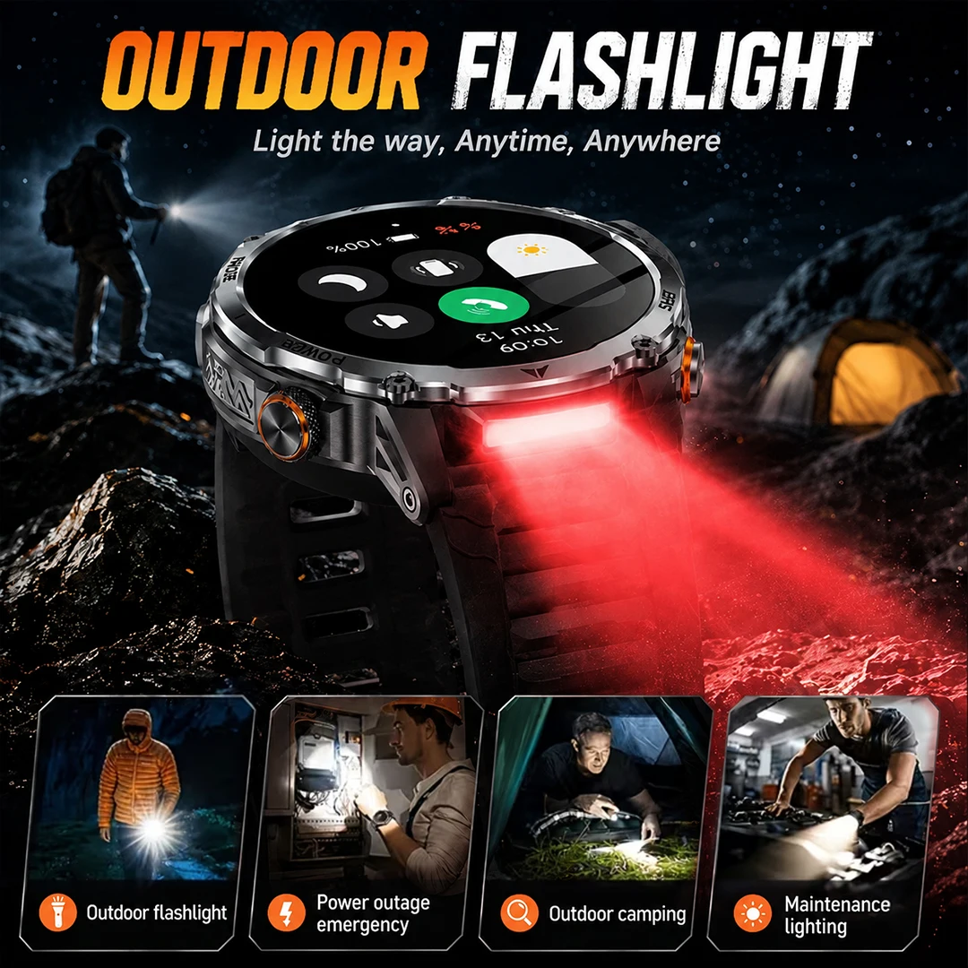 2026Yeni 1400mAh Askeri Akıllı - Outdoor Lighting Track incelemesi ve fiyatı