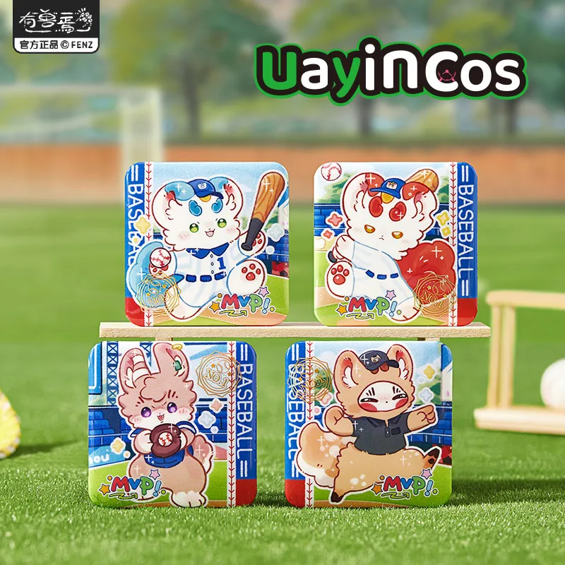 

In Stock Official Fabulous Beasts Tinplate Badge Brooch Pins Ornament Baseball Series Accessories Anime Figure Game Toy Kids G