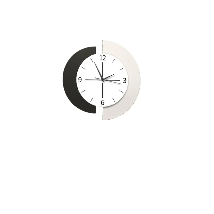 

Living room creative wall clock, modern light luxury clock, simple atmospheric watch, wall-mounted silent home