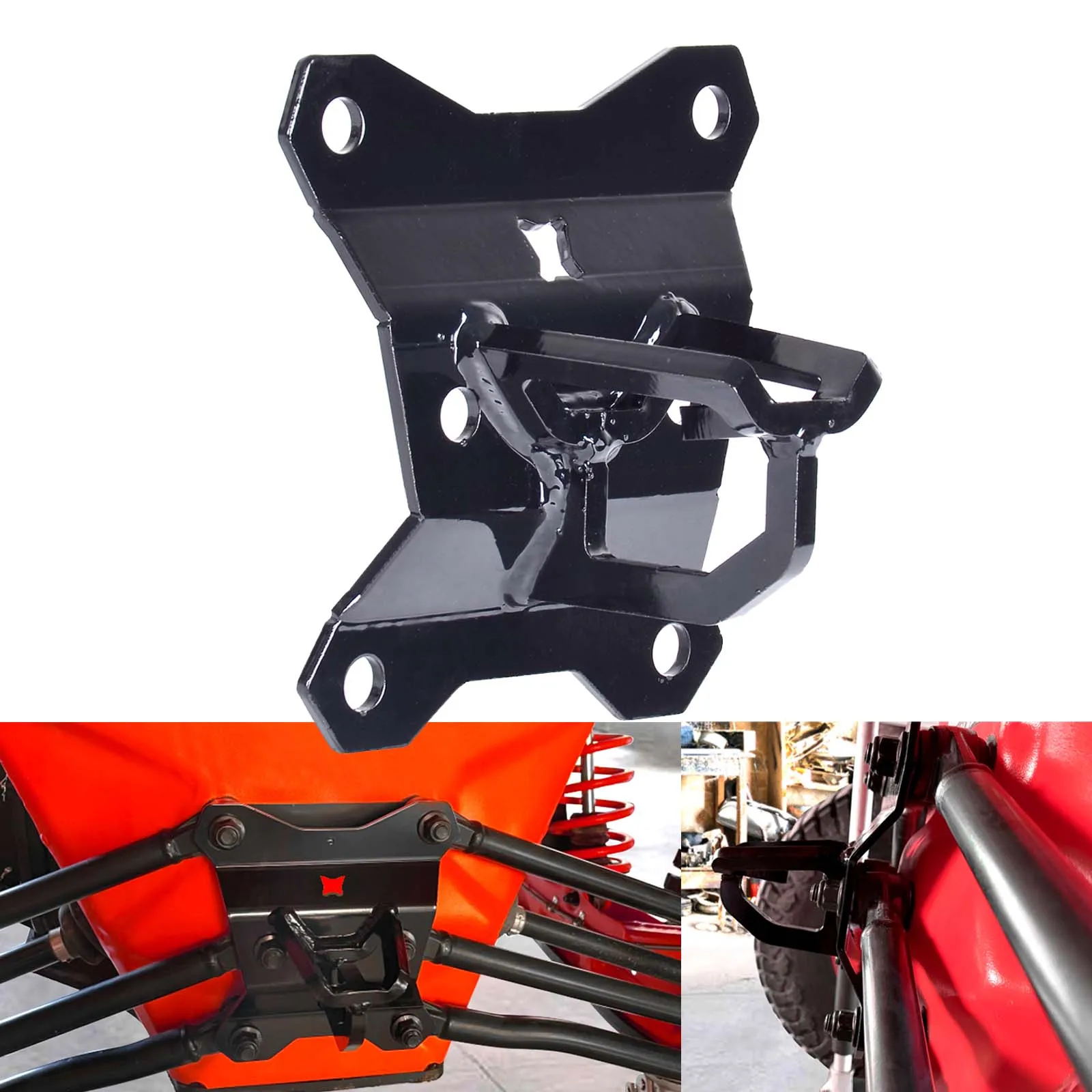 

For Maverick X3 Accessories UTV Rear Tow Hook Rear Pull Plate Radius Rod Tow Recovery Hook Fit for Can Am Maverick X3