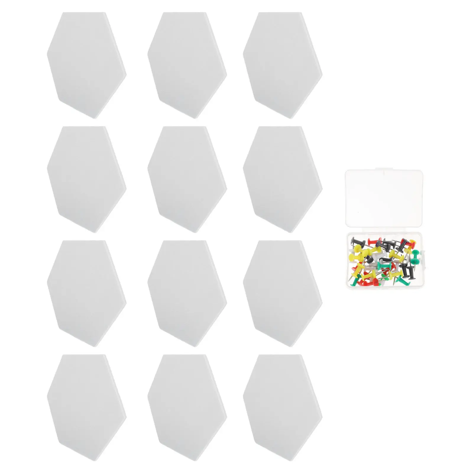12Pcs Acoustic Panel Soundproofing Mat High Density Sound Absorbing Material for Home Office Studio Ceiling Door Wall Decoration
