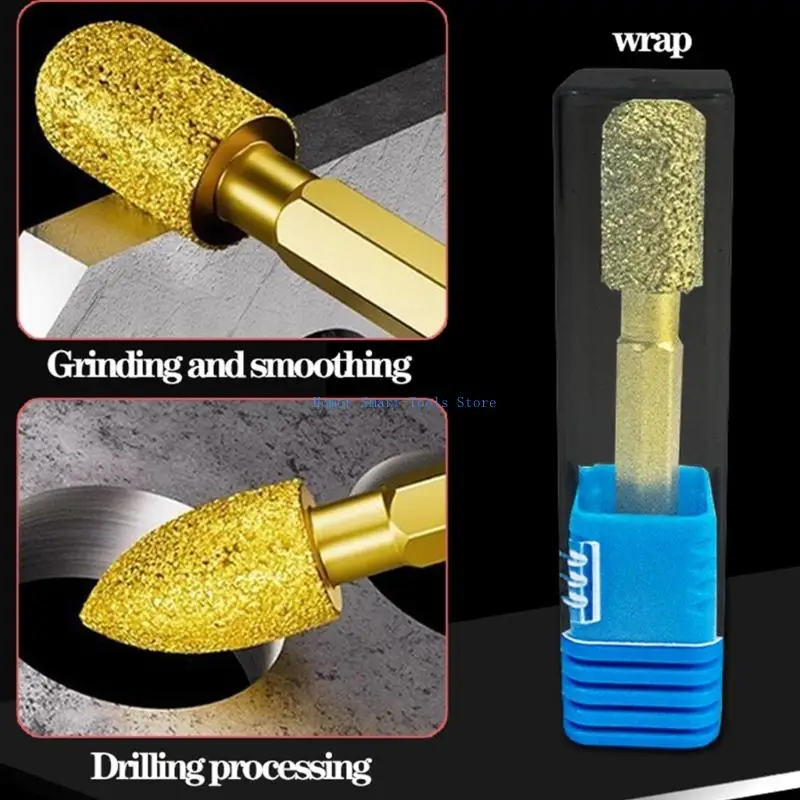 K43C 4PCS ROUTDY ADAMAS VERKOMMTE ROTARY BIRRS ROUTDE TOUM für Metallsteinschnitze