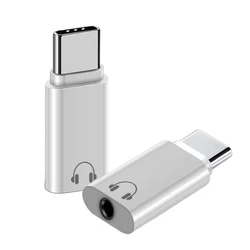 USB 유형 C ~ 3.5mm Aux 어댑터 Connetor 유형-c 3.5 잭 오디오 케이블 Xiaomi Huawei Honor HIFI 유선 이어폰 OTG Connetor
