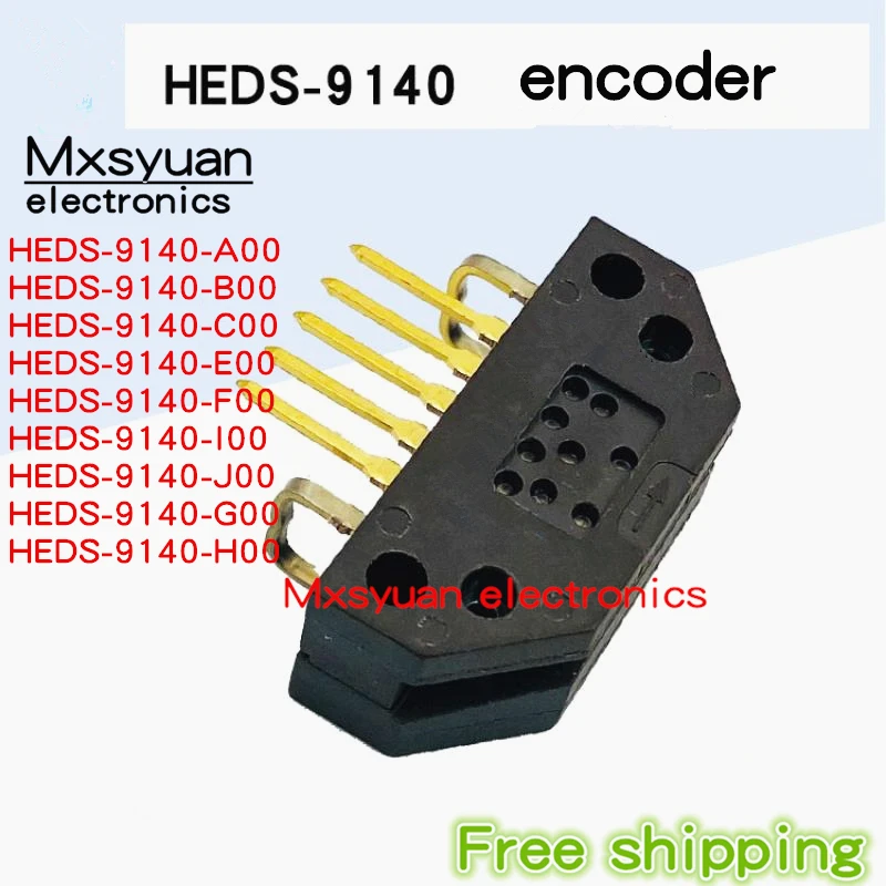 1pcs/LOT HEDS-9140 HEDS-9140-B00 A00 B00 C00 E00 F00 I00 J00 G00 H00 Optical encoder 1000 line ABZ phase New original parts