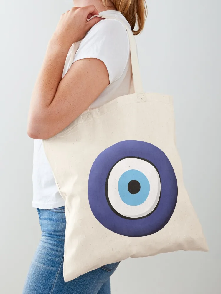 

Greek Evil Eye Tote Bag handbag sacs de shopping Fabric bag foldable reusable bag