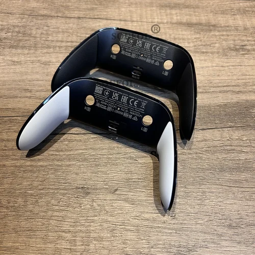 Imagen 2 del producto Negro blanco para PS5 Edge Gamepad cubierta trasera reemplazo antideslizante controlador para carcasa para funda protectora agarre mejorar
