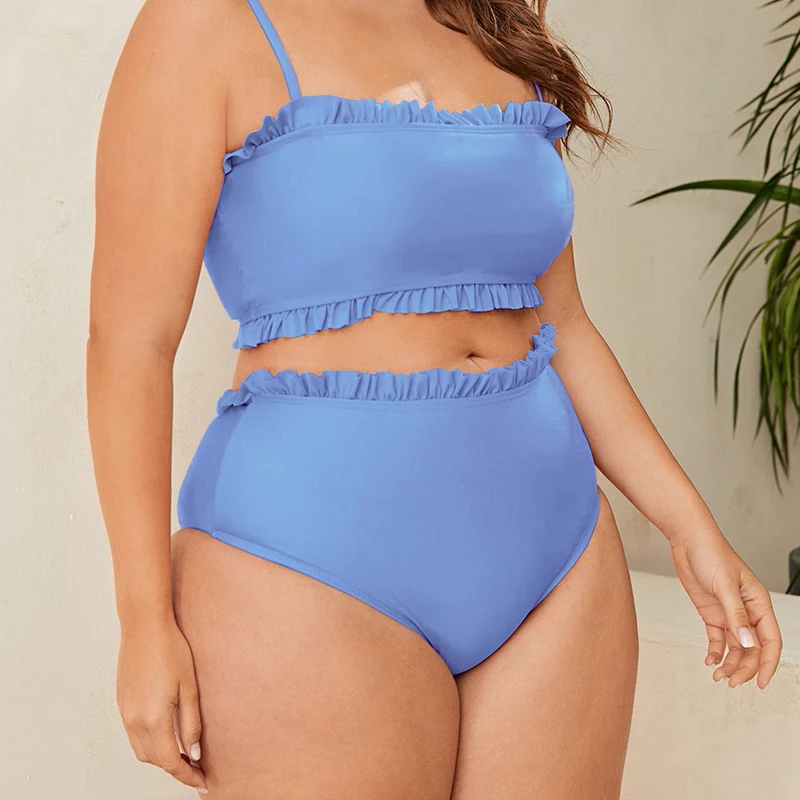 Bikini estampado multicolor tallas grandes - alternate angle