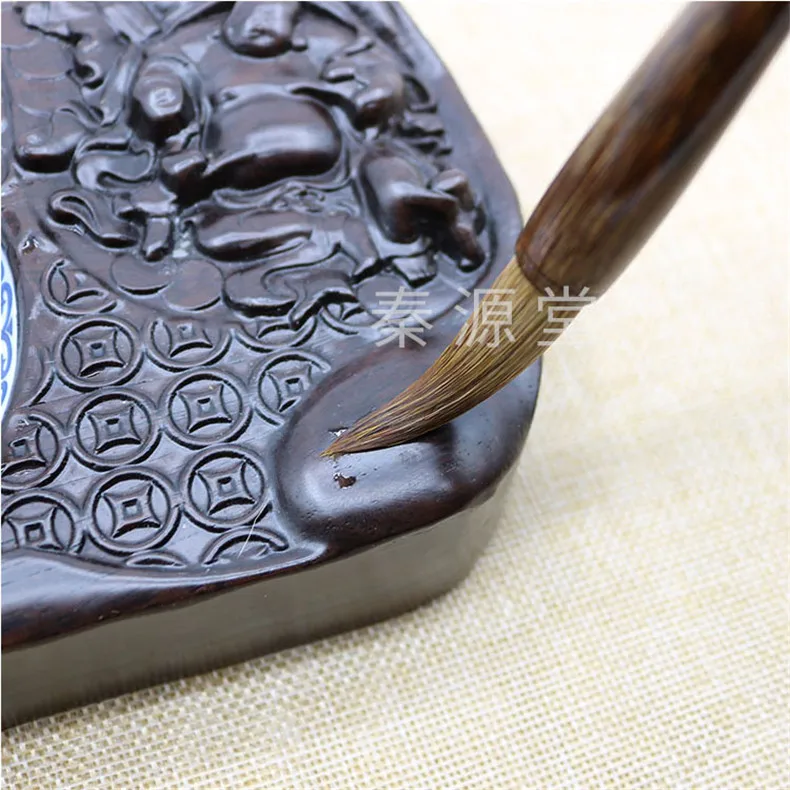 EZONE Writing Brush Calligraphy Practice Bamboo Penholder Wolf Hair Brushes Student Stationery for School Office Art Supplies