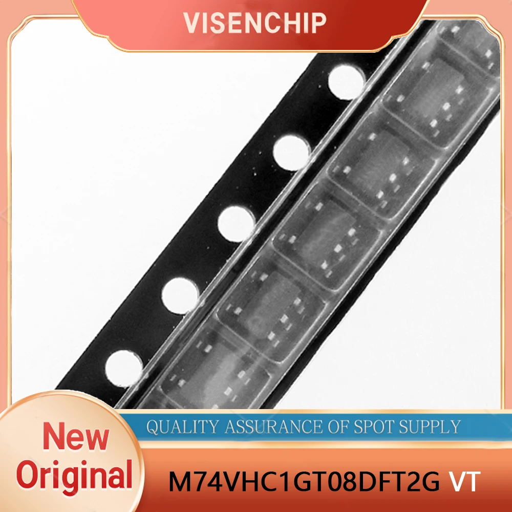 10piece New Original M74VHC1GT08DFT2G 74VHC1GT08 VT.. SOT23-5