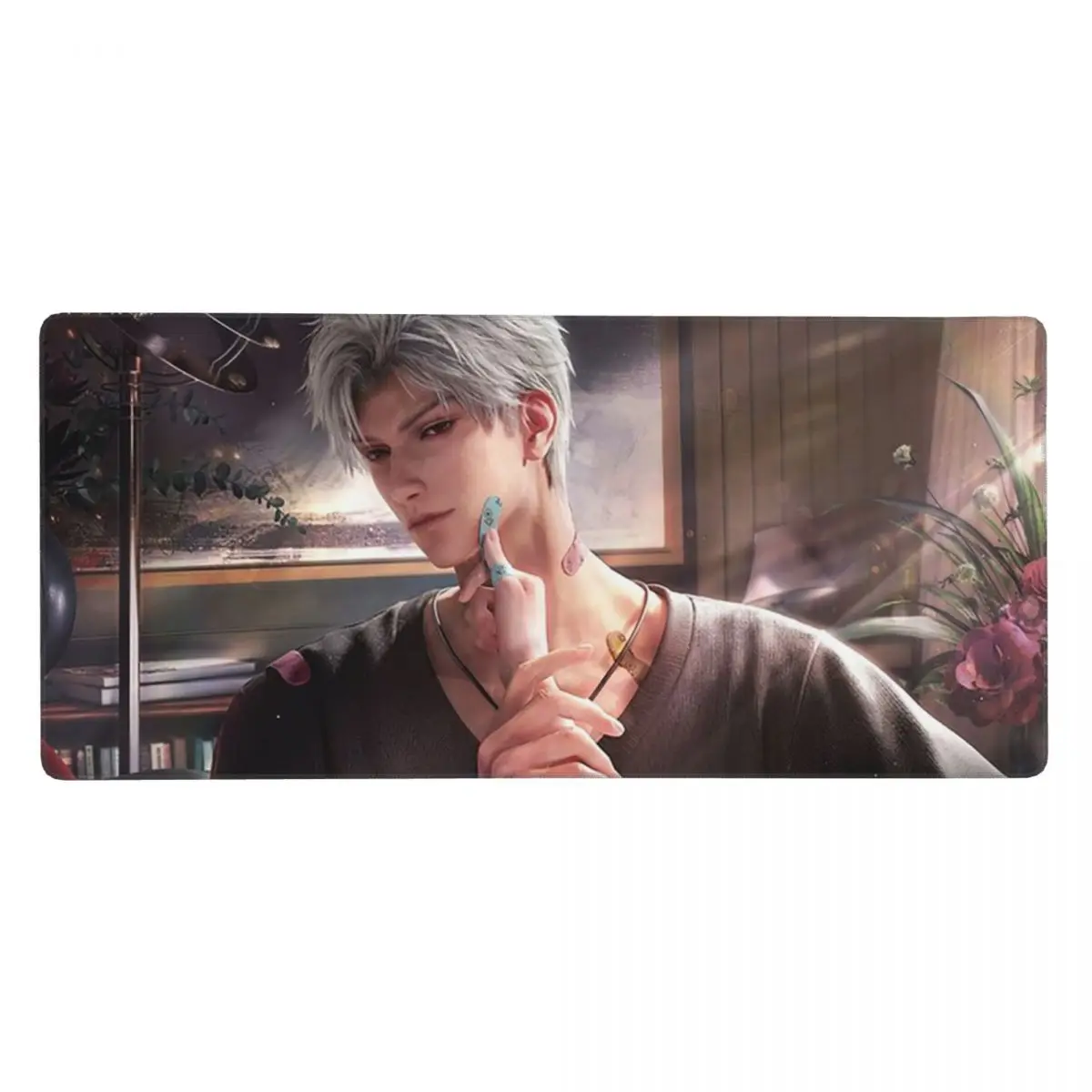 Love And Deepspace Sylus Game Large Mouse Pad Computer Keyboard Mouse Mat Gamer PC Laptop Desk Mat Office Accessories Table Mats