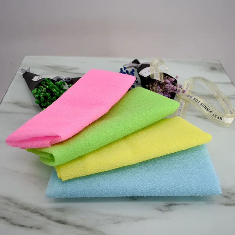 1pcs/lot beauty skin exfoliating cloth washcloth Japanese body wash towel nylon bath towel skin polishing towel