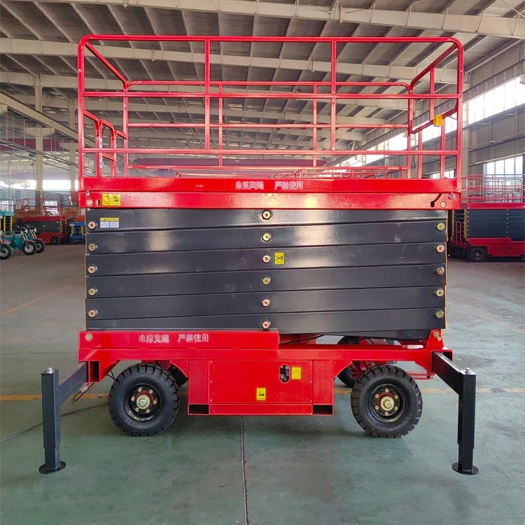 

Mobile Hydraulic Scissor Lift Table with Integrated Tool Cabinet Workshop Lifting Platform for Organized Maintenance Operations