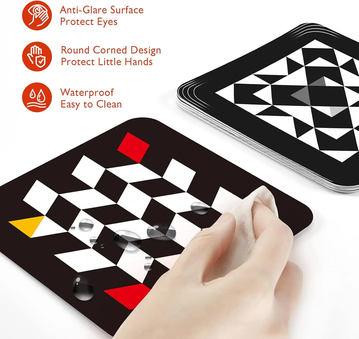 Black White Baby Flash Cards 6