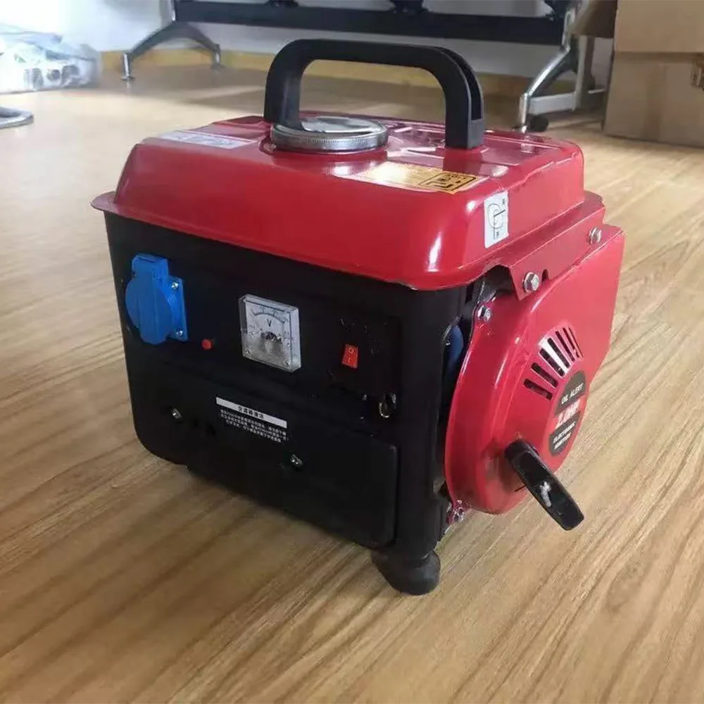 

110V 650W US Small Generator Mini Generator Mini Portable Household Camping Silent Manual Generator