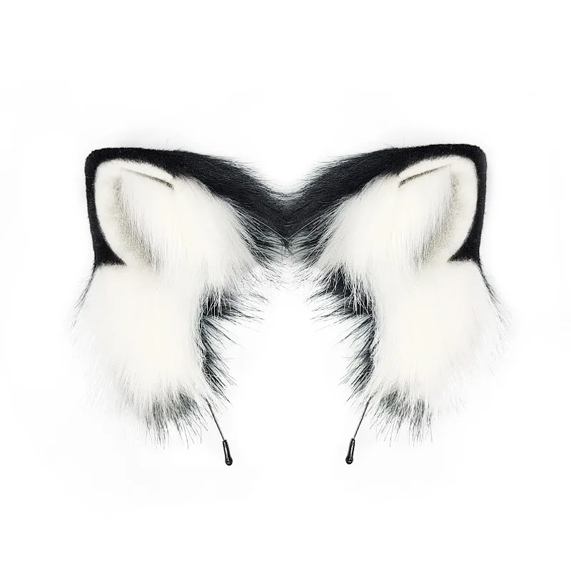 Anime japonês orelha bandana menina orelhas cos raposa orelha bandana bonito kc cosplay orelhas de raposa de pelúcia headwear lolita jogo trajes orelha de gato