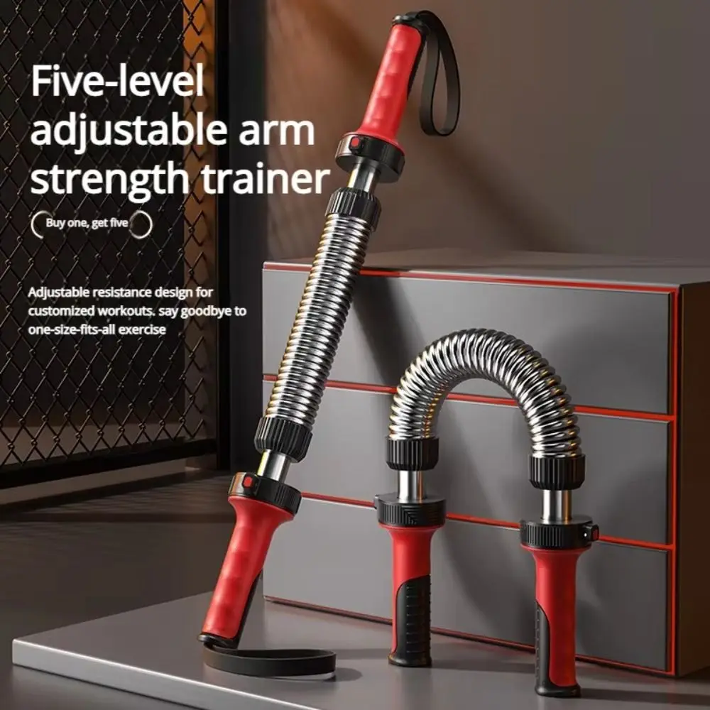 Adjustable Spring Spring Arm Strengthener Non-slip Handle 5 Modes Strength Training Equipment Thicken Ergonomic Fitness