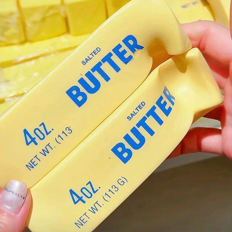 Quetschbarer Butterstab Fidget-Spielzeug Formbar Langsam Zurückfederndes Klebriges Butter-Quetschspielzeug für Erwachsene ASMR Sensorisches Stressabbau-Spielzeug – Detail 3