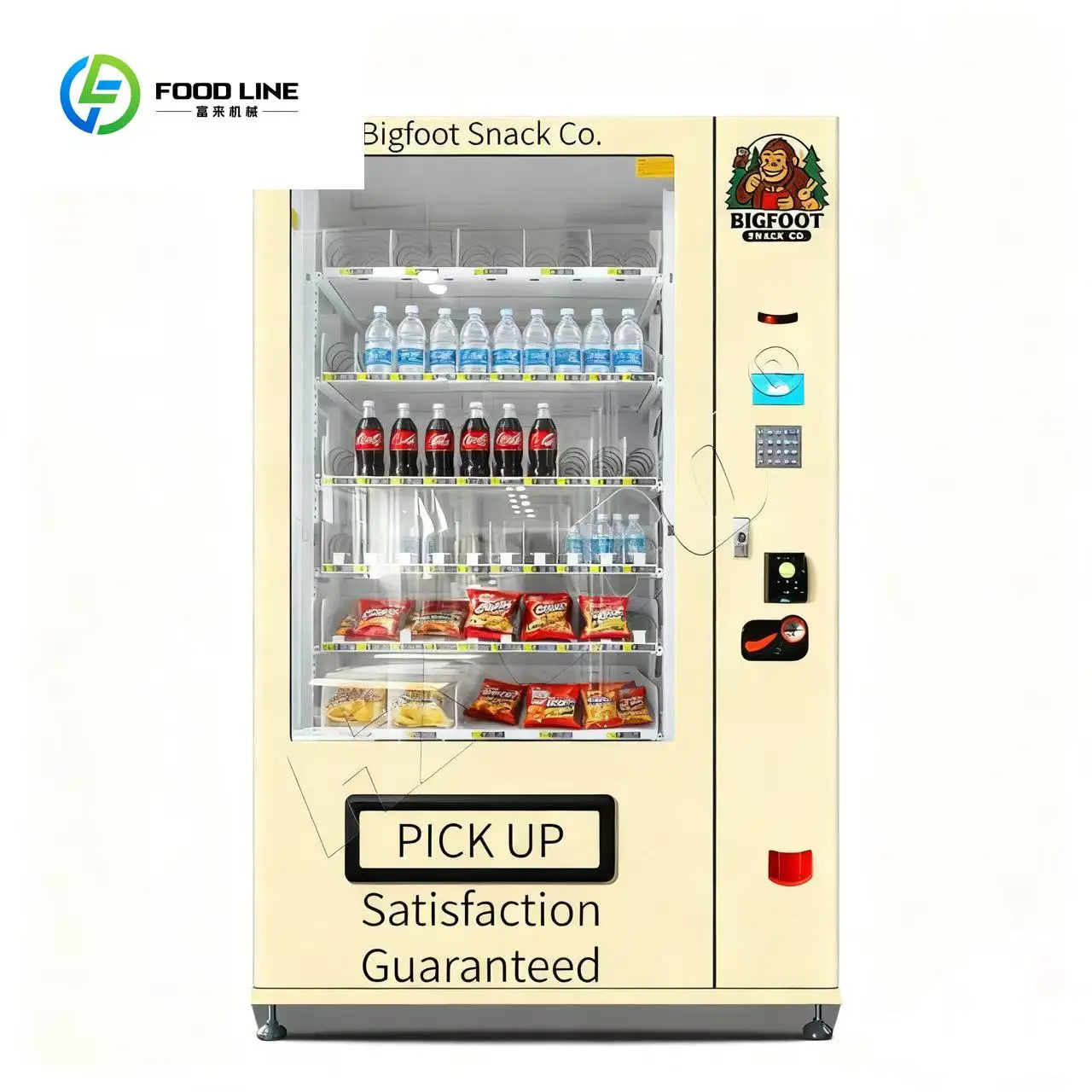 FL Distributeur Automatique Vending Machine Smart Snack and Drink Combi Vending Machine Snack and Beverage Vending Machine