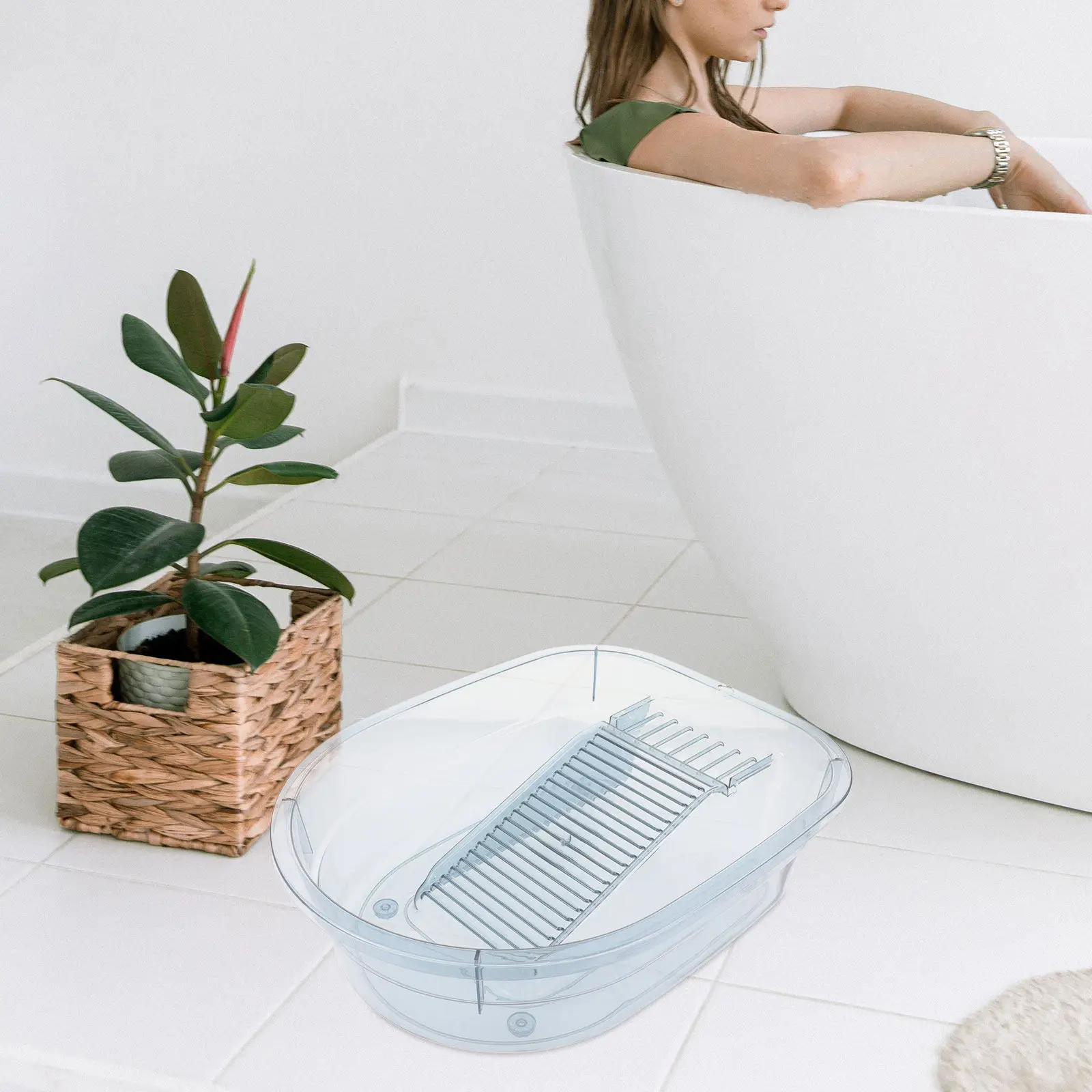 

Washboard Basin For Clothes Washing Durable Pp Laundry Board Indoor Outdoor Use Clothes Basin Washboard