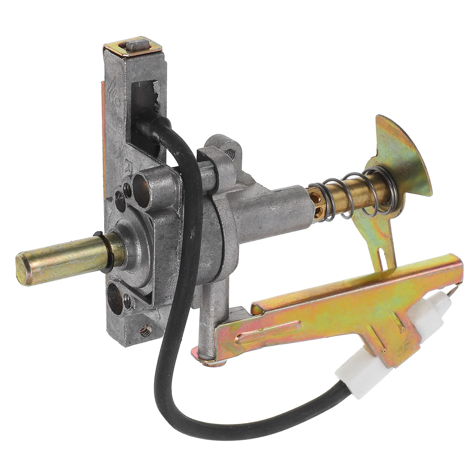 Propane Gas Valve 0-Degree Single Nozzle Flame Failure Safety Control Ignition Replacement Kit for Fire Pit Fireplace Outdoor
