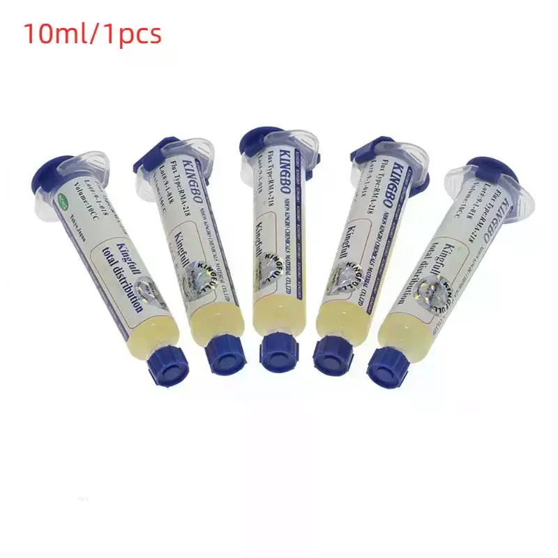 1Pcs Soldering Flux Lead-Free No-Clean Flux Paste 10cc RMA-218 For Phone Motherboard And PCB Repair For KingBo