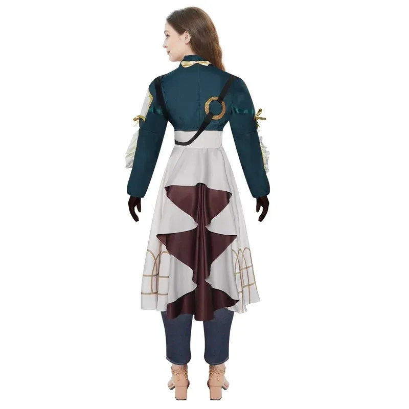 زي تنكري بنفسجي Evergarden أزياء أنيمي كوسبلاي بنفسجي Evergarden للنساء بدلة فستان بنفسجي Evergarden للهالوين #5