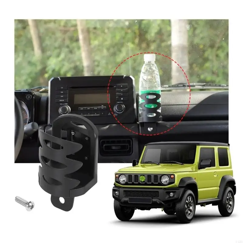 D5BE Screw On Drink Holder Adjustable Car Truck Bottle Beverage Milktea Mount Sturdy Phone Holder Cup Holder