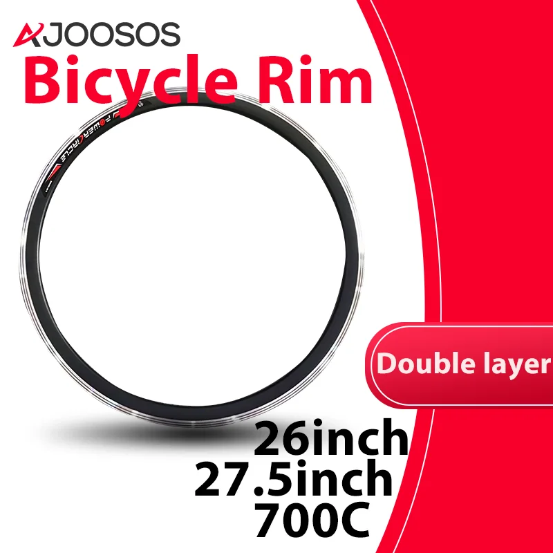 No Return No Refund Bicycle Rim 26Inch 27.5Inch 700C Double Layer Rims 36H Electric Bicycle Road Wheel for Adult Bicycle