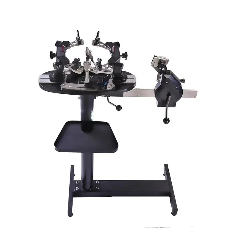Konmat Sports Full Tool Set Tennis Badminton Racket Stringing Machine Durable Vertical Stand Metal Construction