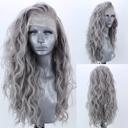 AIMEYA-peluca sintética con malla Frontal para mujeres negras, pelo negro y Rubio, resistente al calor, predesplumada